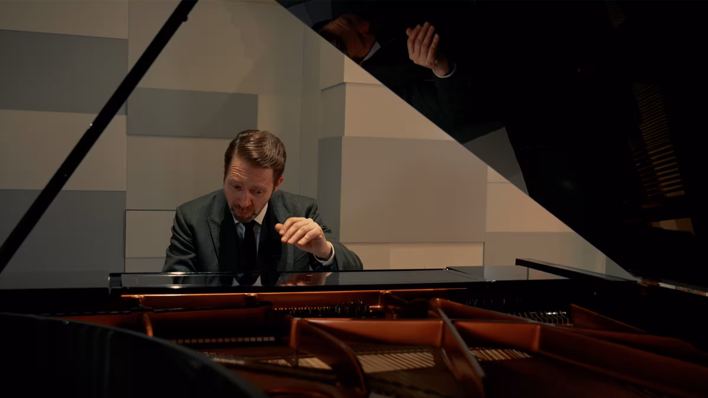 Leif Ove Andsnes at the piano — film frame