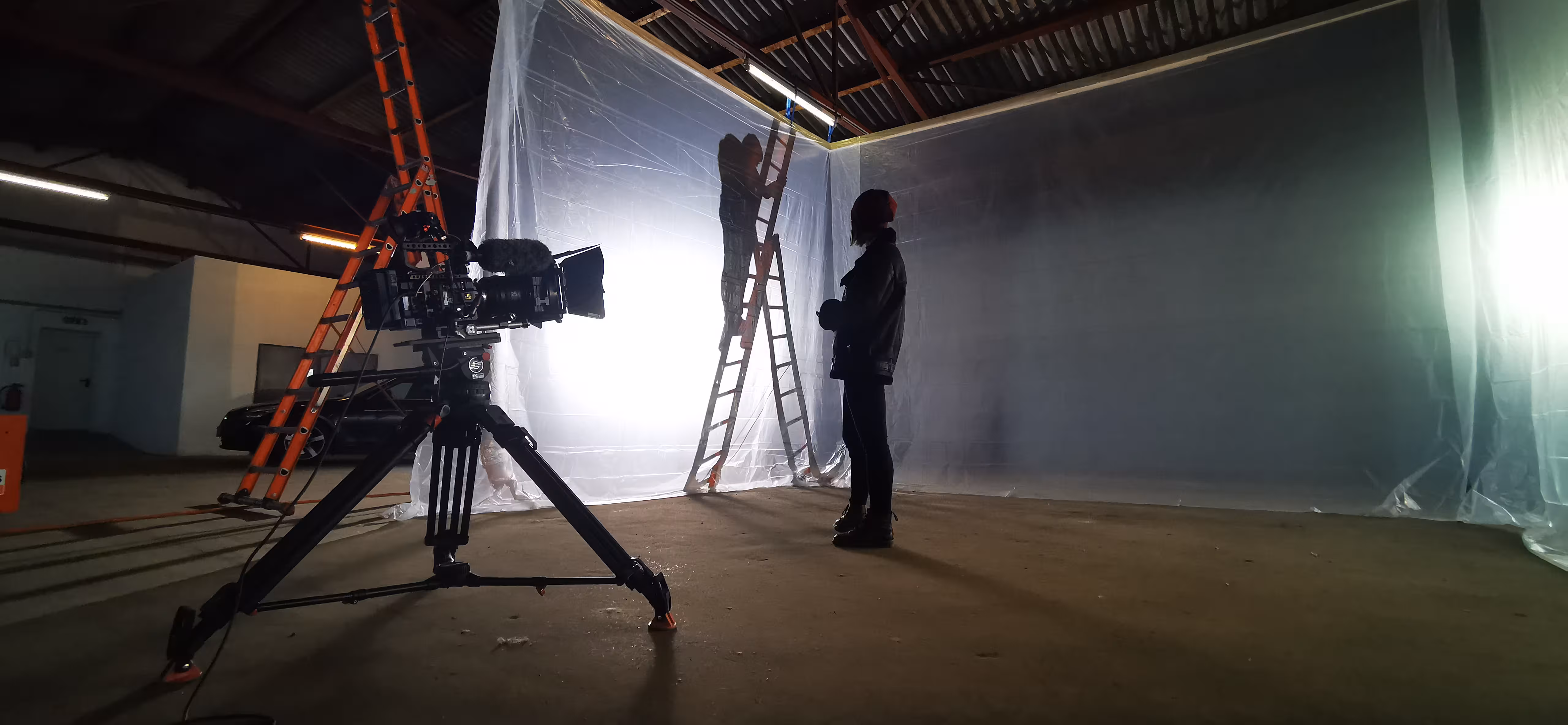 Shooting situation on set